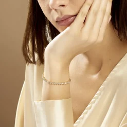 Bracelet Maryannick Plaqué Or Jaune Oxyde De Zirconium-Histoire d'Or Clearance