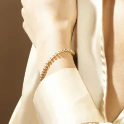 Bracelet Maryannick Plaqué Or Jaune Oxyde De Zirconium-Histoire d'Or Clearance