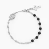 Histoire d'Or Bracelet Maximus Acier Blanc Onyx