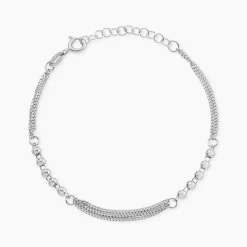 Bracelet Melodie Argent Blanc-Histoire d'Or Hot