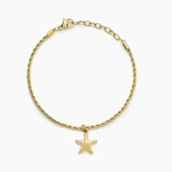Bracelet Mermaid Acier Jaune-Histoire d'Or Outlet