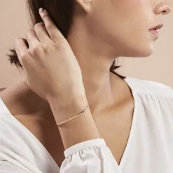 Bracelet Messaline Plaqué Or Jaune-Histoire d'Or Discount