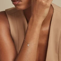 Histoire d'Or Bracelet Mi Or Jaune Oxyde De Zirconium