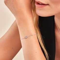 Bracelet Mirabel Argent Blanc Oxyde De Zirconium-Histoire d'Or Clearance