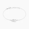 Bracelet Mona Argent Blanc Oxyde De Zirconium-Histoire d'Or Sale