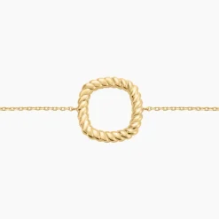 Histoire d'Or Bracelet Monifa Plaque Or Jaune