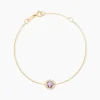 Bracelet Munira Or Jaune Améthyste Oxyde De Zirconium-Histoire d'Or Hot