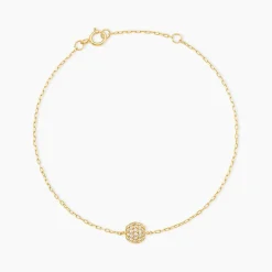 Histoire d'Or Bracelet Nadzeija Or Jaune Oxyde De Zirconium