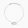 Histoire d'Or Bracelet Narcisse Dream Argent Blanc