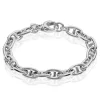 Bracelet Nazima Maille Marine Argent Blanc-Histoire d'Or
