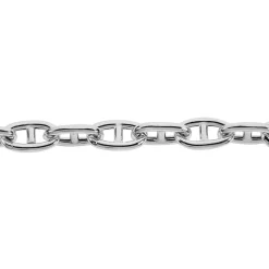 Bracelet Nazima Maille Marine Argent Blanc-Histoire d'Or