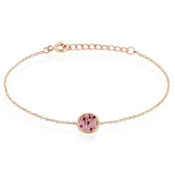 Bracelet Nelig Argent Rose Oxyde De Zirconium-Histoire d'Or Online