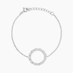 Histoire d'Or Bracelet Nevada Argent Blanc Oxyde De Zirconium