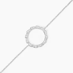 Histoire d'Or Bracelet Nevada Argent Blanc Oxyde De Zirconium