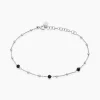 Bracelet Nissia Argent Blanc Verre-Histoire d'Or Best
