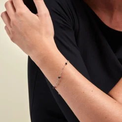 Bracelet Nissia Argent Blanc Verre-Histoire d'Or Best