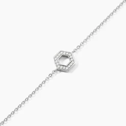 Histoire d'Or Bracelet Noely Argent Blanc Oxyde De Zirconium