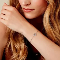 Histoire d'Or Bracelet Noely Argent Blanc Oxyde De Zirconium