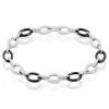 Histoire d'Or Bracelet Nowell Argent Blanc Oxyde De Zirconium Et Céramique