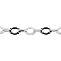 Histoire d'Or Bracelet Nowell Argent Blanc Oxyde De Zirconium Et Céramique