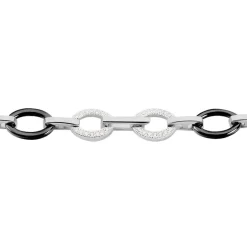 Histoire d'Or Bracelet Nowell Argent Blanc Oxyde De Zirconium Et Céramique