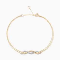 Bracelet Nucia Or Jaune Diamant-Histoire d'Or Hot