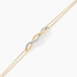 Bracelet Nucia Or Jaune Diamant-Histoire d'Or Hot
