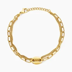 Histoire d'Or Bracelet Numah Acier Jaune
