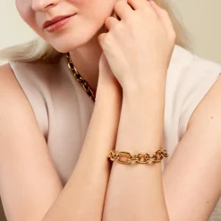 Histoire d'Or Bracelet Oasia Acier Jaune