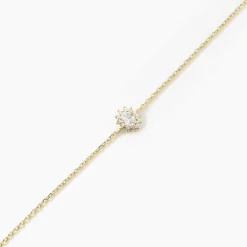 Histoire d'Or Bracelet Oliviane Argent Jaune Oxyde De Zirconium