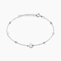 Bracelet Onelia Argent Blanc Cristal-Histoire d'Or Discount