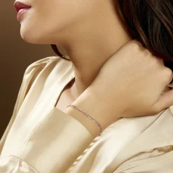 Bracelet Ophelio Maille Alternee 1/1-Histoire d'Or Outlet