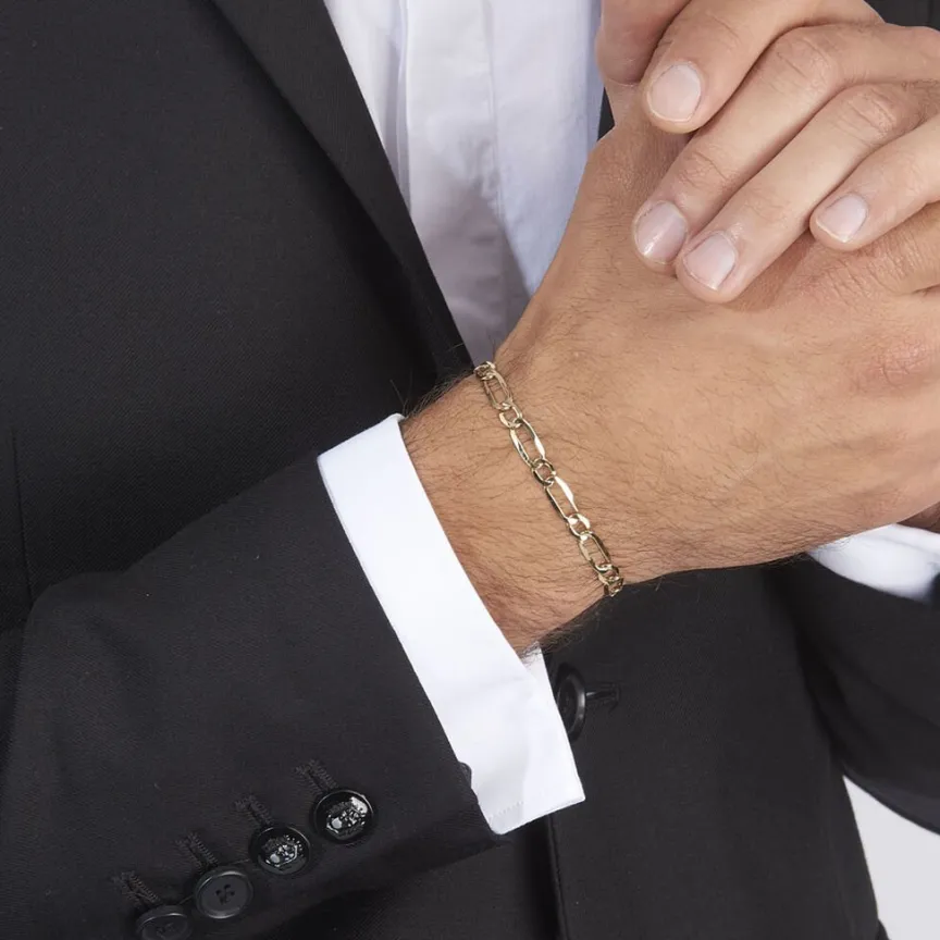 Bracelet Ophelio Maille Alternee 1/1-Histoire d'Or New