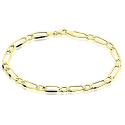 Histoire d'Or Bracelet Ophelio Maille Alternee 1/1 Or Jaune