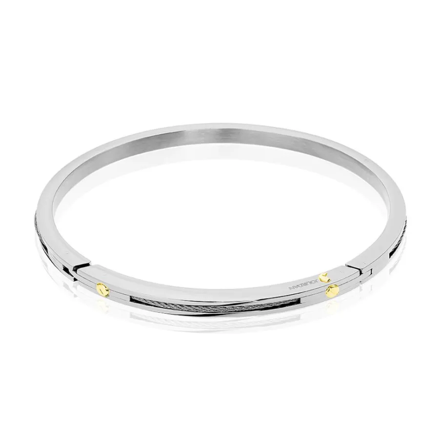 JOURDAN Bracelet Or Acier Bicolore