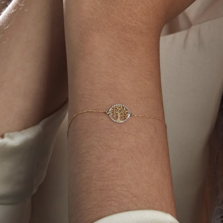 Histoire d'Or Bracelet Or Bicolore Solidage