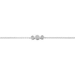 Bracelet Or Blanc Abital Diamants-Histoire d'Or