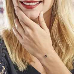 Bracelet Or Blanc Goutte Topaze-Histoire d'Or Discount