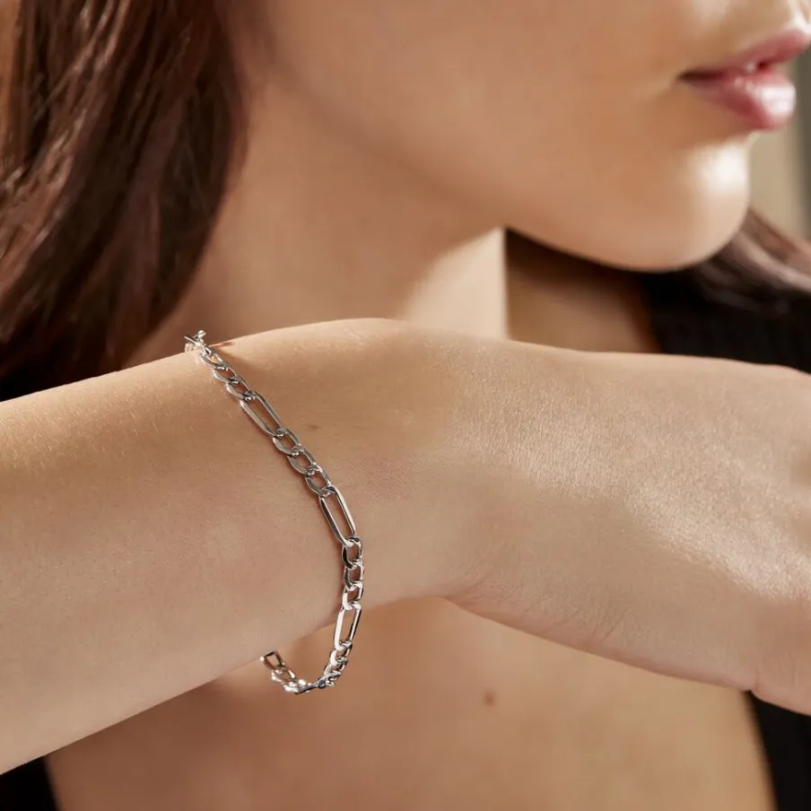 Histoire d'Or Bracelet Maille Alternée 1/3