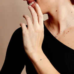 Histoire d'Or Bracelet Or Blanc Onora Saphir