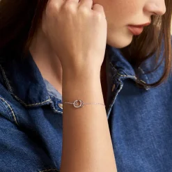 Bracelet Or Blanc Tresha Diamants-Histoire d'Or Online