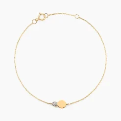 Bracelet Or Jaune Abihu Diamants-Histoire d'Or Online