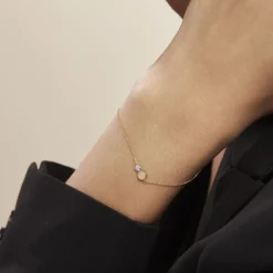 Bracelet Or Jaune Abihu Diamants-Histoire d'Or Online