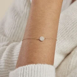 Histoire d'Or Bracelet Or Jaune Burak Oxyde De Zirconium