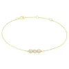 Bracelet Or Jaune Caleb Oxydes De Zirconium-Histoire d'Or Online