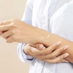 Bracelet Or Jaune Caleb Oxydes De Zirconium-Histoire d'Or Online