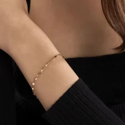 Histoire d'Or Bracelet Or Jaune Camelie