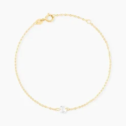 Bracelet Or Jaune Emilee Oxyde De Zirconium-Histoire d'Or Clearance