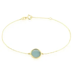 Histoire d'Or Bracelet Or Jaune Florica Amazonite