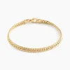 Bracelet Or Jaune Izel Maille Anglaise-Histoire d'Or